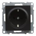 Pikkukuva 3 / 7: SCHUKO-pistorasia 2P+Z - 16 A - 250 V~ - sulkimella - automaattiset liittimet, BLACK SUNO