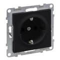 Pikkukuva 5 / 7: SCHUKO-pistorasia 2P+Z - 16 A - 250 V~ - sulkimella - automaattiset liittimet, BLACK SUNO