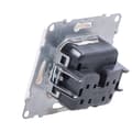 Miniatyrbillede 4 af 4: Stikkontakt 2P+Z - - 16 A - 250 V~ - automatiske klemmer, HVID SUNO