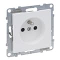 Miniatyrbillede 1 af 4: Stikkontakt 2P+Z - - 16 A - 250 V~ - automatiske klemmer, HVID SUNO