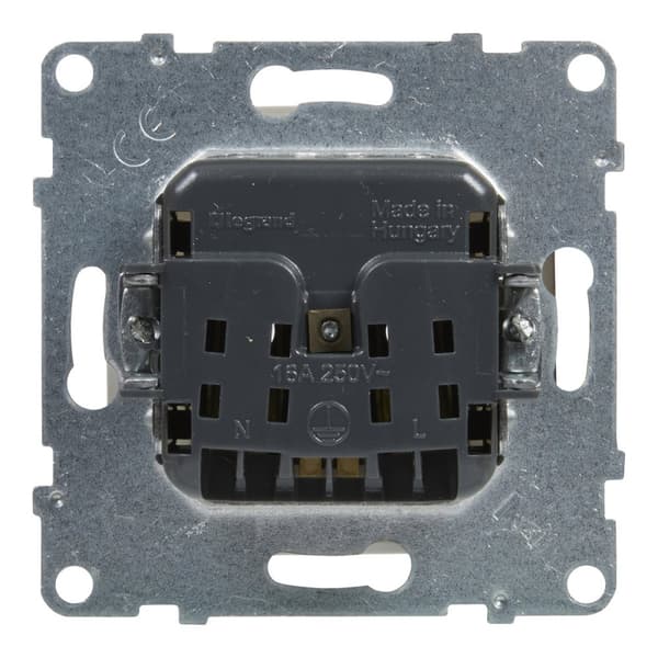 Pistorasia 2P+Z - 16 A - 250 V~ - ruuviliittimet, VALKOINEN SUNO