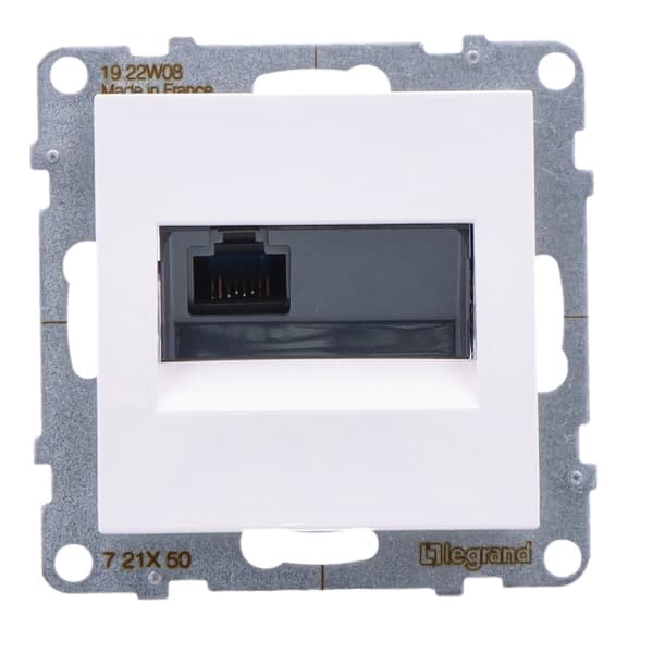 RJ45/cat 5E UTP-naarasliitin, VALKOINEN SUNO