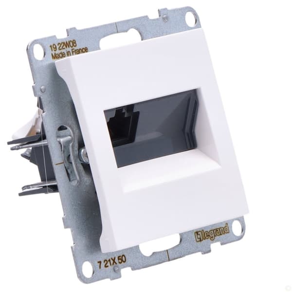 RJ45/cat 5E UTP-naarasliitin, VALKOINEN SUNO