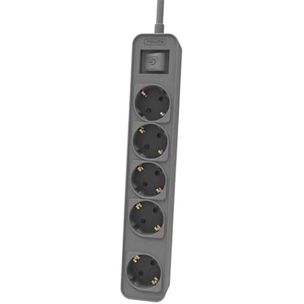 Eldosa - PHILIPS - CHP2154G/10 - 5 Schuko-uttag - 1,5 m kabel - Huvudströmbrytare