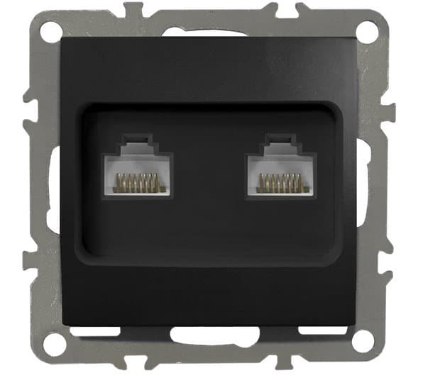 QUADRA dubbelt LAN-datoruttag RJ45x2.