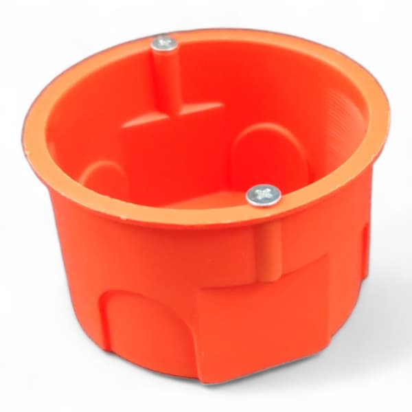 1-vägs infälld dosa, infälld UP HW ? 63 mm, djup 40 mm, förpackning med 60 st, 50 st