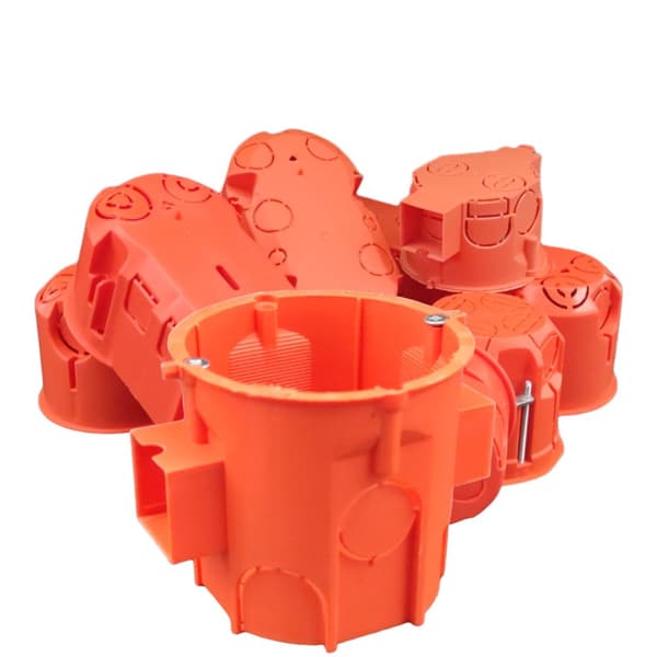 20 kpl 1-osainen kytkentärasia uppoasennukseen, ? 63 mm, syvyys 62 mm, PK60-6LP 20 kpl.