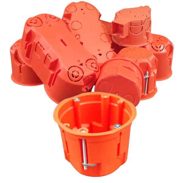 20x gipspladekasser, ? 68 mm, dybde 46 mm, 20 stk.