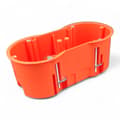 Pikkukuva 8 / 11: x kipsilevylaatikko, jossa 2 lokeroa, ? 68 mm x 136 mm x 60 mm syvä, PK60-10PG 1 kpl.