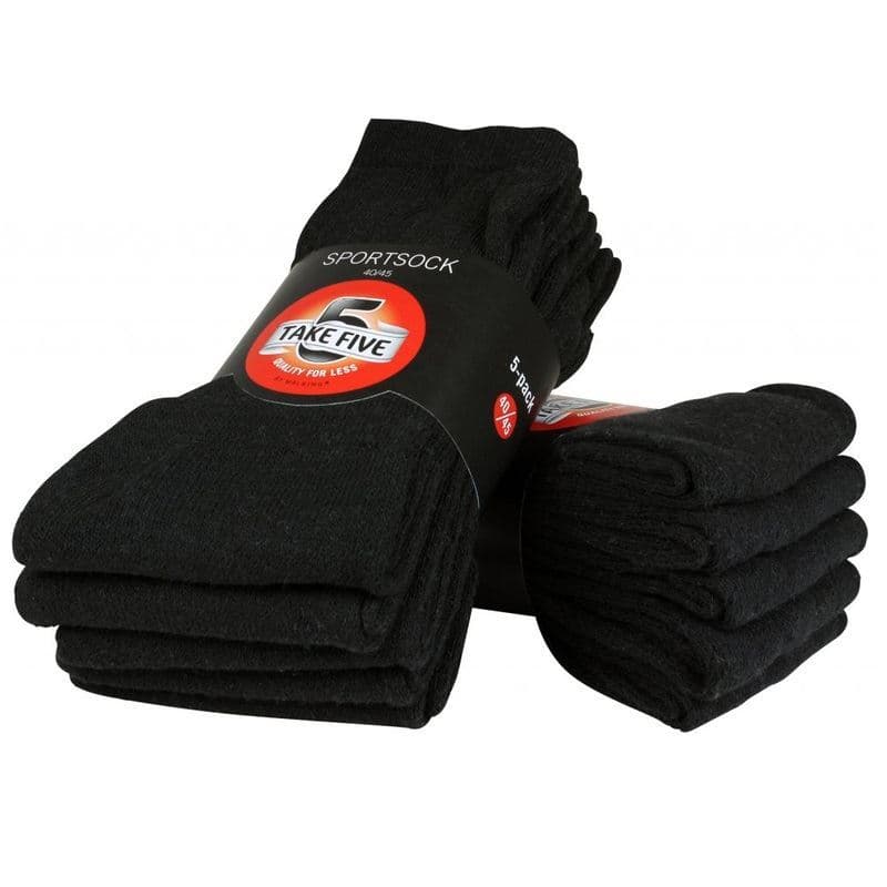 Strumpor Svarta 15-Pack