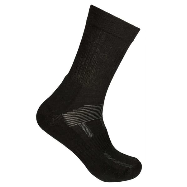 Sports Sokker Bambus 3-Pack Svart 46-48