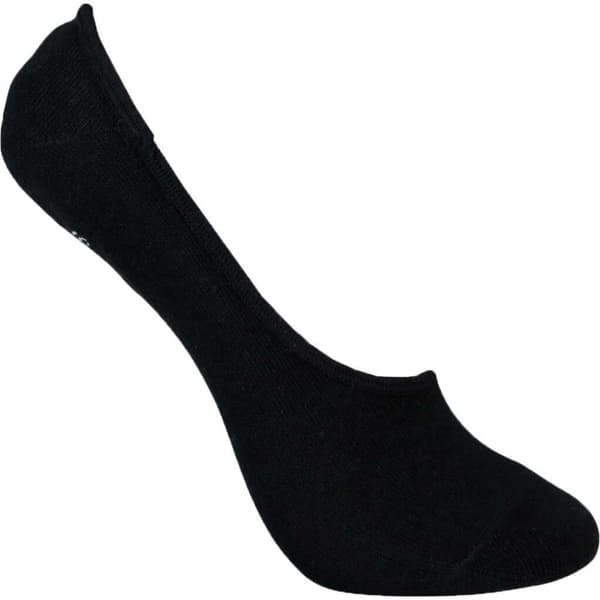 Invisible Socks Bambus 6-Pack Svart 40-42