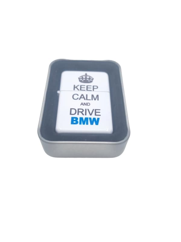 Lighter Keep calm and drive BMW