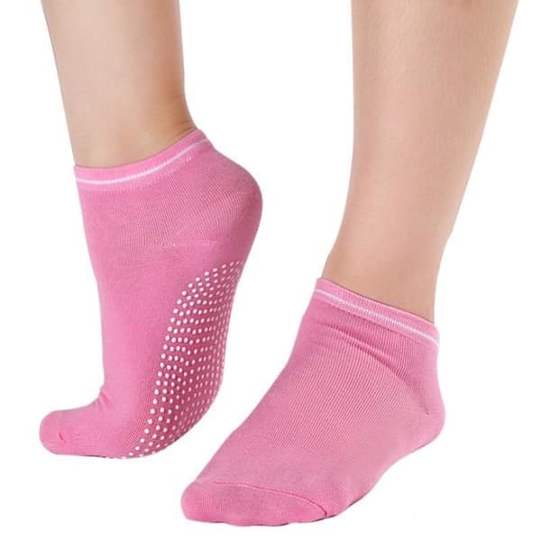 Anti-Slip Yogasokker - Rosa