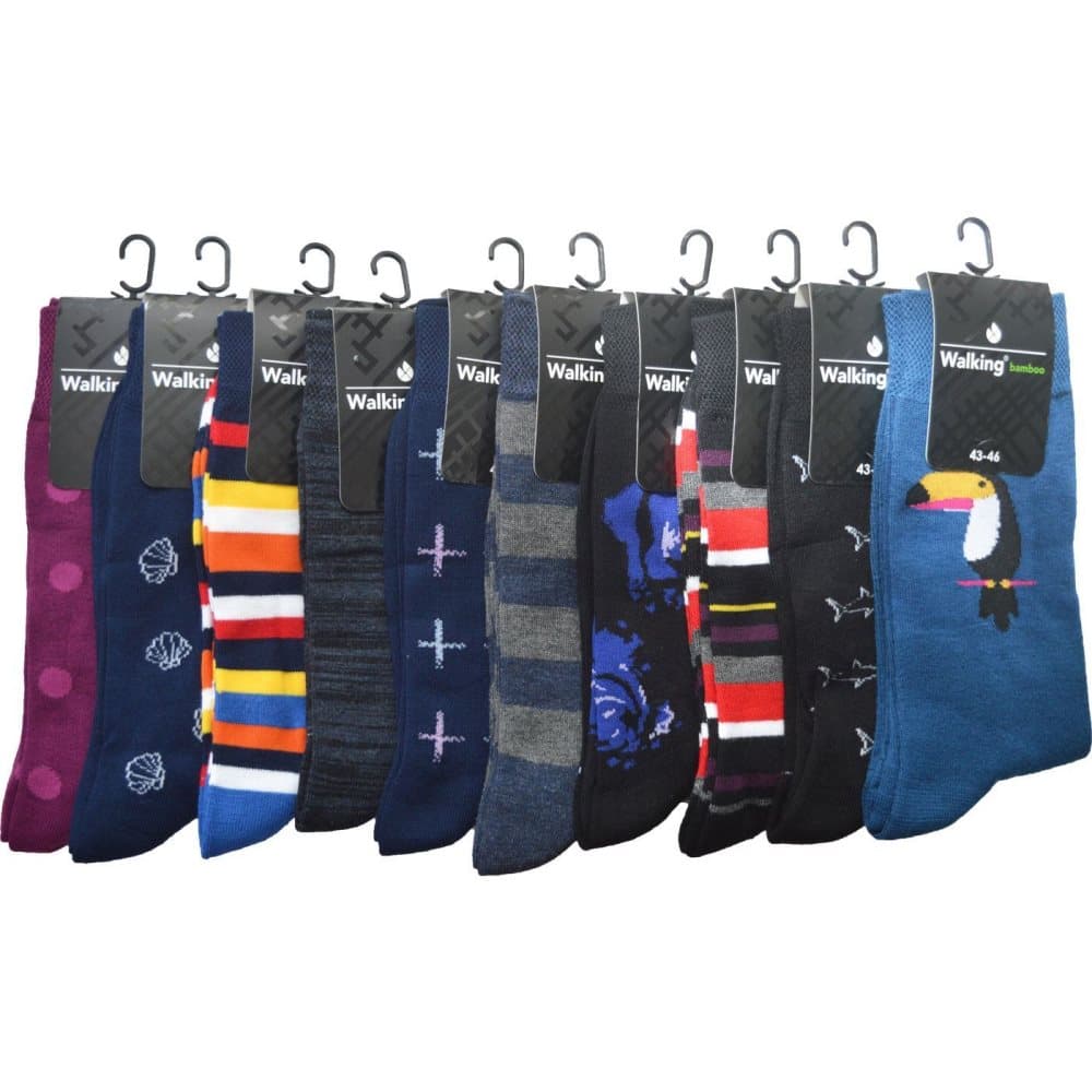 Morsomme sokker bambus 10-Pack