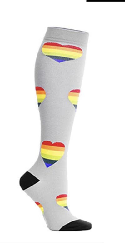 Stödstrumpor Kompressionsstrumpor Rainbow SM-XL