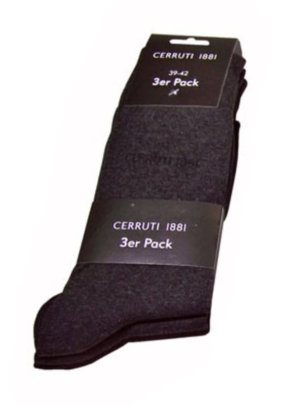 Cerruti 1881 strumpor 3-pack 43-46 - 3 färger Brun 43-46