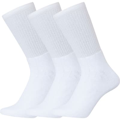 3-pack tennis socks - cotton - white