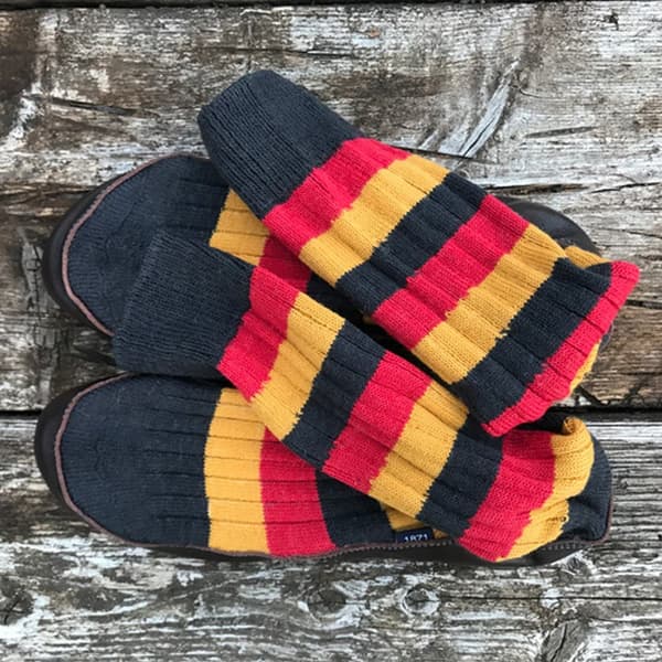 Black & Blue 1871 Mens Mohicans Slipper Socks