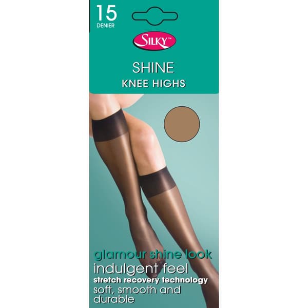 Silky Shine knæstrømper til kvinder/damer (1 par)