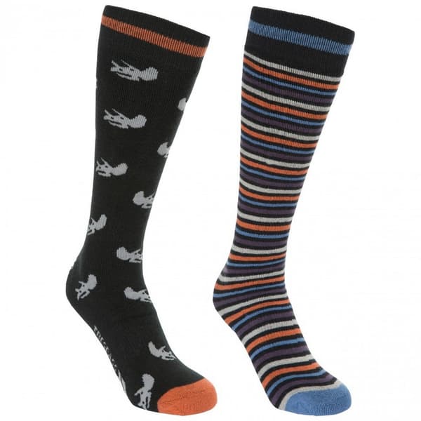 Trespass Kids/Childrens Replicate Ski Tube Sock (Pack Of 2)