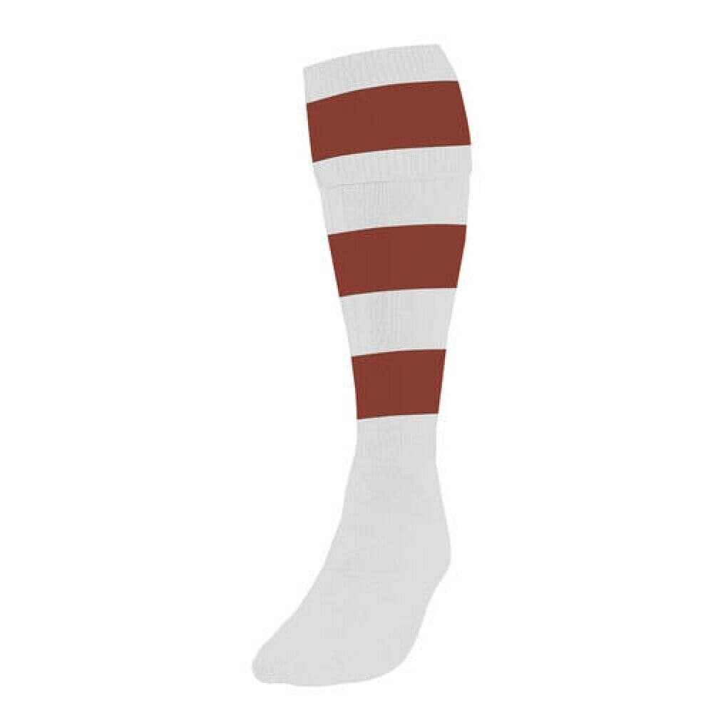 Precision Childrens/Kids Hooped Football Socks