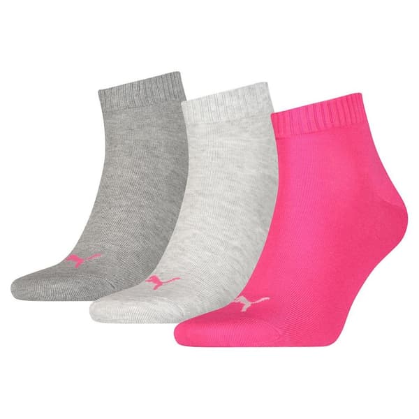 Puma Unisex Adult Quarter Training Ankle Socks (Pack of 3)
