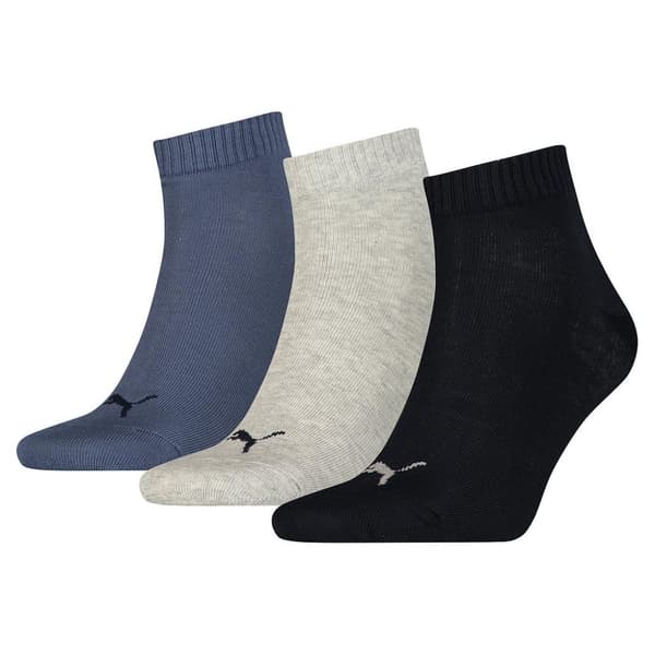Puma Unisex voksen Quarter Training Ankle Socks (pakke med 3)