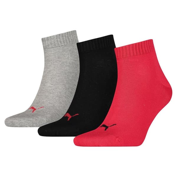 Puma Unisex Adult Quarter Training Ankle Socks (Pack of 3)