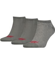 Levis 3-pack Base Low Cut Sock Grey