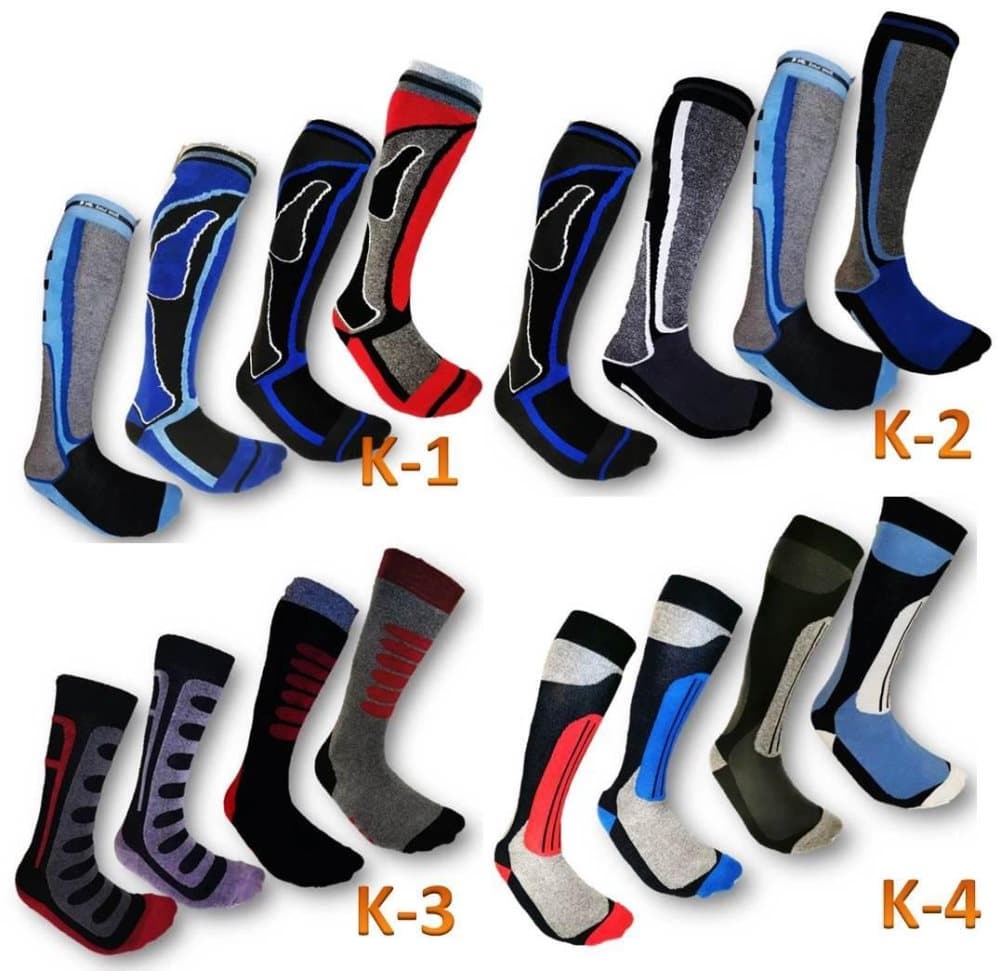 4 Par Högstaberg Sport Skidstrumpor--Socks
