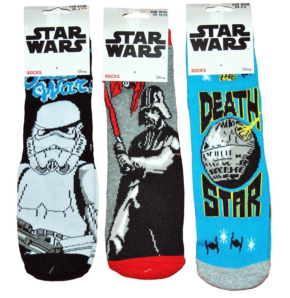 1 par Star Wars tykke skridsikre sokker