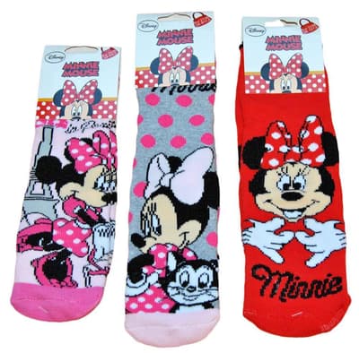 1 par Disney Mimmi tjocka halksockar