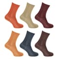 Miniatyrbilde 1 av 5: Ladies/Womens Thermal Viloft Non Elastic Boot Socks (Pack Of 6)