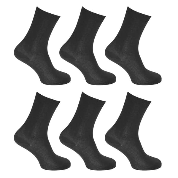 Ladies/Womens Thermal Viloft Non Elastic Boot Socks (Pack Of 6)