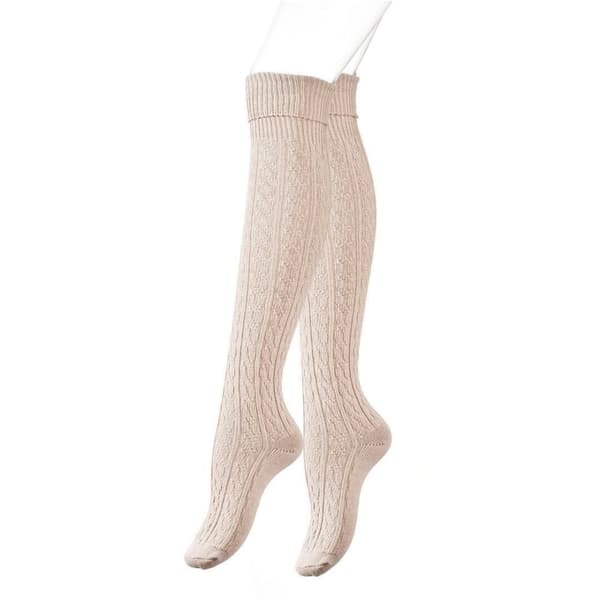 Knestrømper 3-Pack Beige 36-41