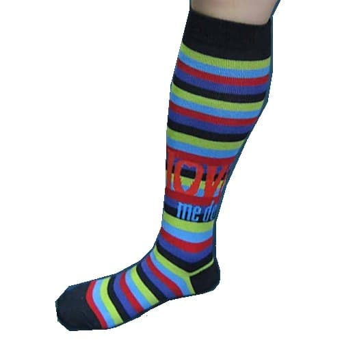 The Beatles Ladies Knee High Socks: Love Me Do (UK Size 4 - 7)