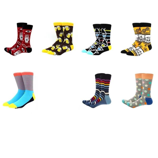 7-Pack Färgglada Strumpor UNISEX