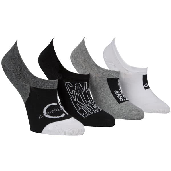 Calvin Klein Strumpor 4-pack Broadway Logo Sneaker Socks Gift Box