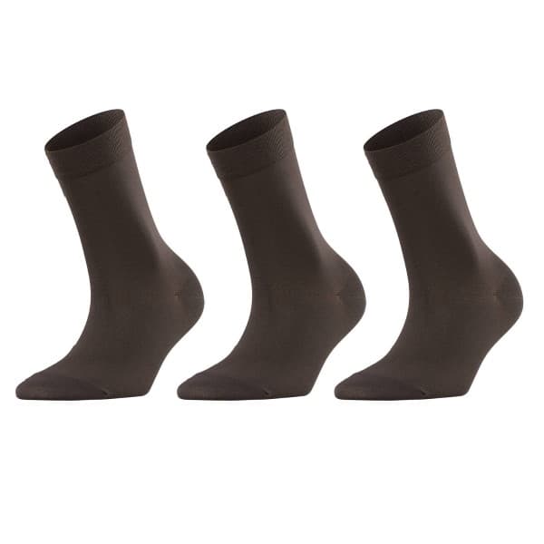 Falke Strømper 3-pakning Women Cotton Touch
