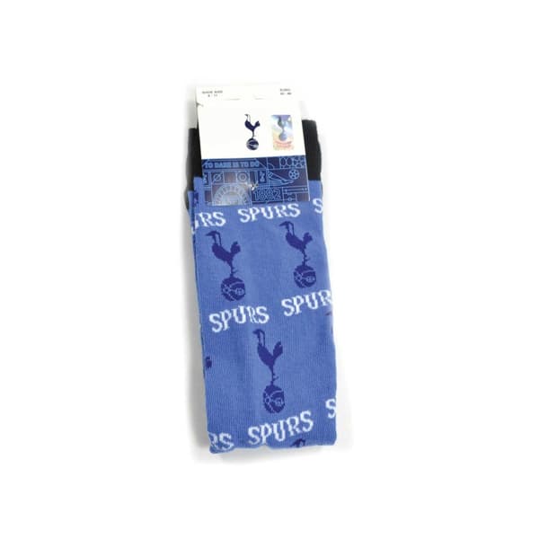 Tottenham Hotspur FC Unisex Adult Crest Socks Blue/Black 8 UK-11 UK