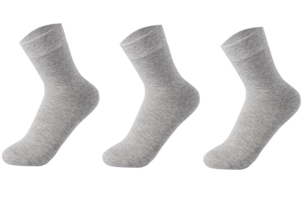 Moisturizing socks / fuktgivande fotvårdsstrumpor (stl 40-45) 3 par Grå