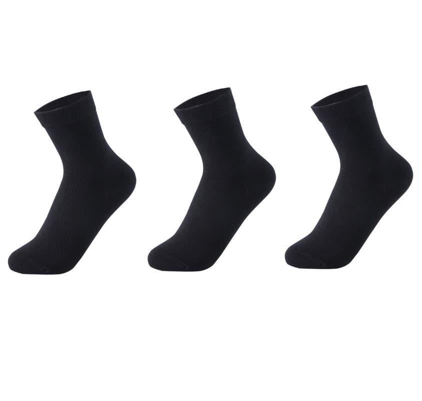 Moisturizing socks / fuktgivande fotvårdsstrumpor (stl 40-45) 3 par Svart