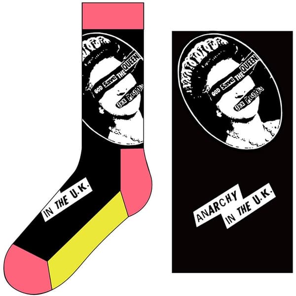 The Sex Pistols Unisex Ankle Socks: God Save The Queen (UK Size 7.5 - 11.5)