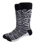 Miniatyrbild 1 av 2: Slipknot Socks Barcode Band Logo Official Unisex Black (UK SIZE 7.5 - 11.5) UK Size 7-11