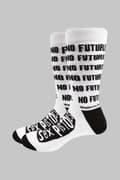 Miniatyrbild 2 av 2: Sex Pistols Socks No Future Band Logo Official Unisex White (UK Size 7 - 11) UK Size 7-11