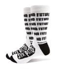 Miniatyrbild 1 av 2: Sex Pistols Socks No Future Band Logo Official Unisex White (UK Size 7 - 11) UK Size 7-11