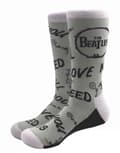Miniatyrbild 3 av 4: The Beatles Socks AYNIL and Drum Band Logo Official Unisex Grey (UK Size 7 - 11) UK Size 7-11