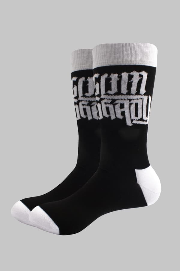 Eminem Unisex Socks Slim Shady Logo Official UK Size 7-11 Black UK Size 7-11
