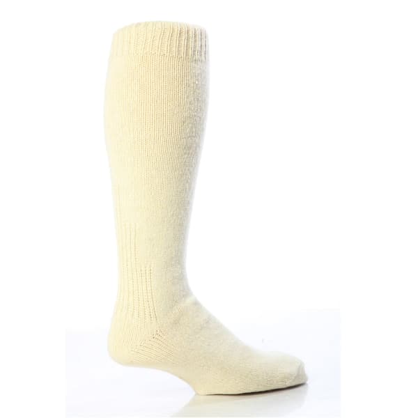 Work Force Mens Sea Boot Sock Natural 6-11 UK